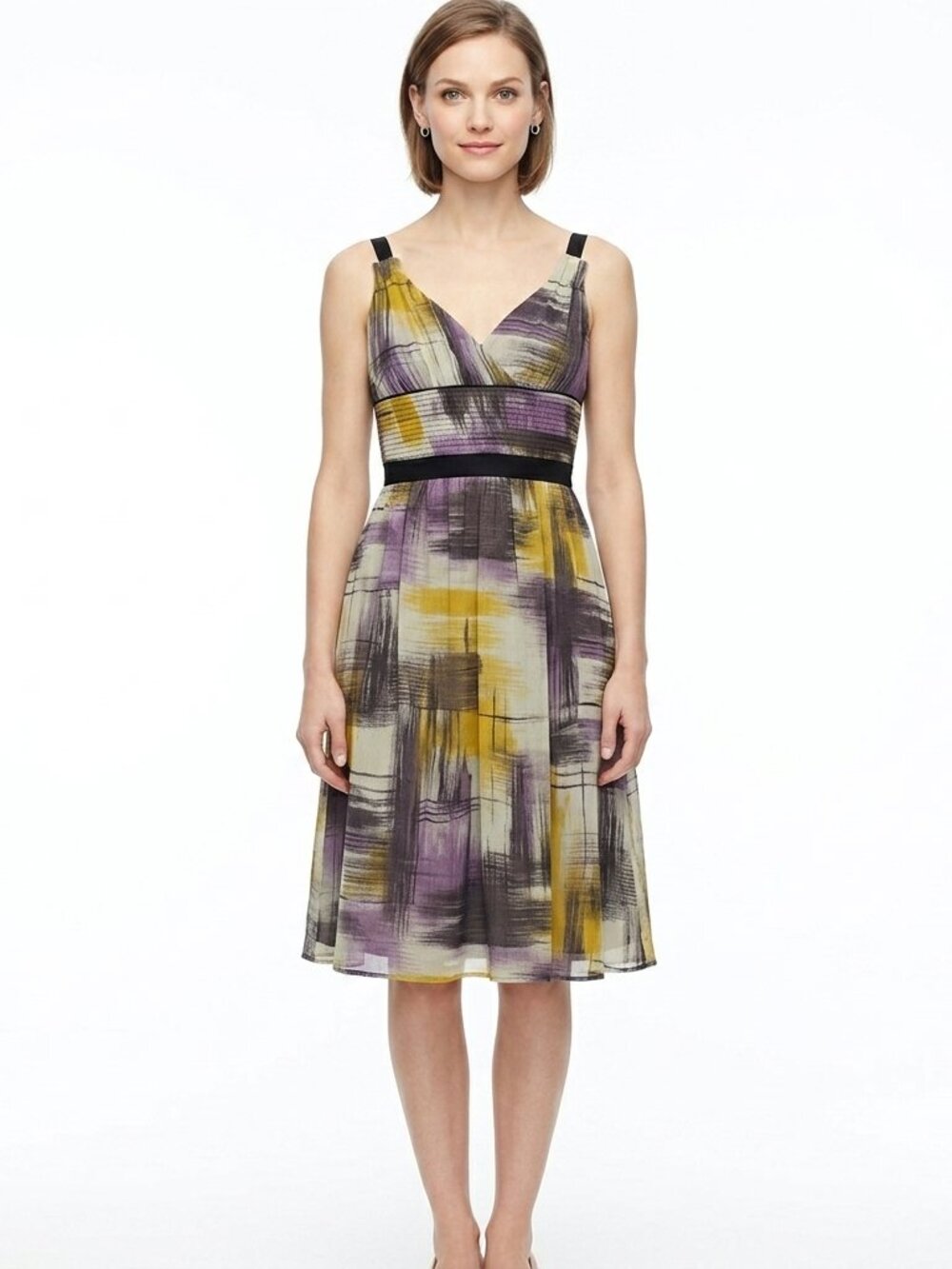 Jacob Silk Chiffon Cocktail Dress- Sz. 1/2